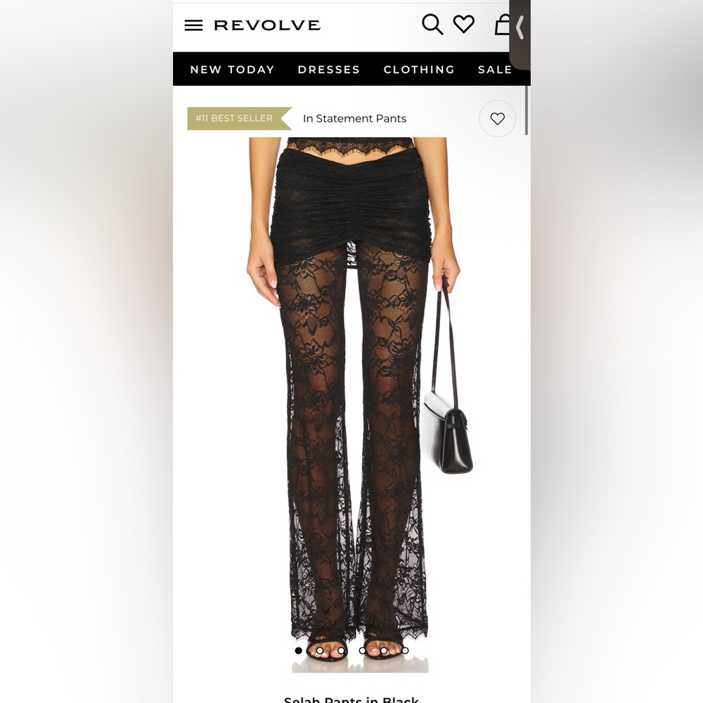 Revolve | OW Collection Black Lace Pant